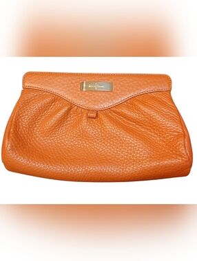 Cole Hann - NWOT, Rust Colored Hand Bag, Double Magnetic Closure, Inside Pocket.